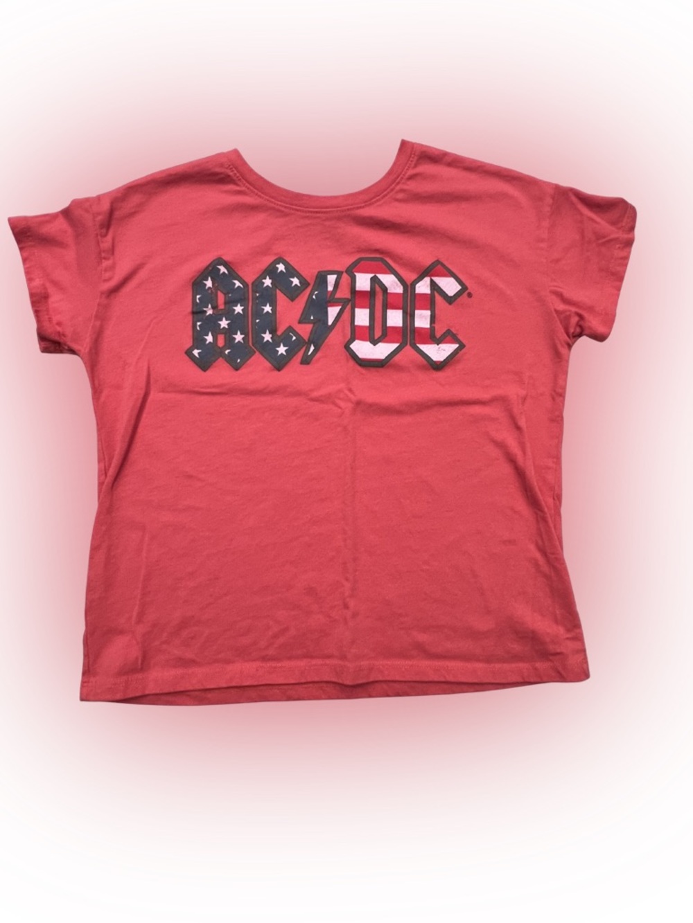 Kid’s AC/DC Red Graphic Kids Tee Size 10/12
